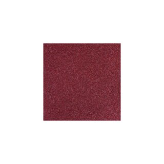 Scrapbooking-Papier: Glitter, bordeaux, 30,5 x 30,5 cm, 200g/m2