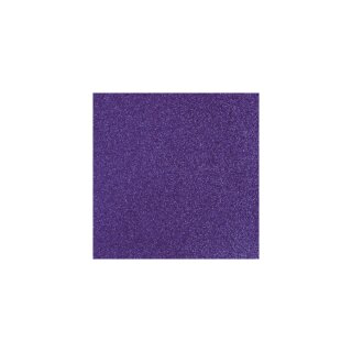 Scrapbooking-Papier: Glitter, pflaume, 30,5 x 30,5 cm, 200g/m2