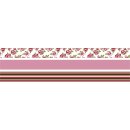 Fabric Tape Set Summer Time/ Rosen: 15mm, 5m Rolle, 3 Rolle