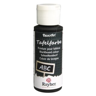 Tafelfarbe schwarz, Flasche 59 ml