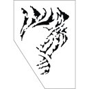 Paint-Me Schablone Tiger, 11,5x16,5cm, 1Stück