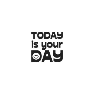 Butterer, Mini-Holzstempel "Today your day",...