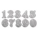 Rayher Stanzschablonen Set: Ziffern 0-9,  0,8-1,9cm,10...