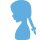 Marianne Design Stanzschablone Creatable Silhouette girl with braids LR0350