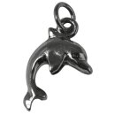 Metall-Anhänger "Delfin", 16mm, silber,...