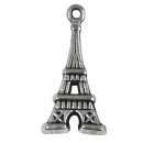 Metall-Anhänger Eiffelturm, altsilber, 19mm,...