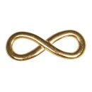 Metall- Zierelement "Infinity", gold,...