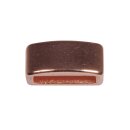 Metall- Zierelement eckig, roségold, 0,6x1,2cm,...