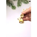 papieir + ideen: Quilling Kit, 3D Glocken Wei&szlig;-Gold