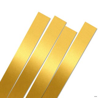Karen Marie Klip: Papierstreifen, Luxus Gold, 25mm x 45cm, 15 Streifen, 120 g/m2