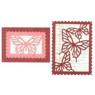 SIZZIX Thinlits Die Set 6PK - Butterfly Cards - 659972