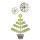 SIZZIX Thinlits Die Set 3PK - Christmas Tree & Snowflakes, Debi Potter - 660726