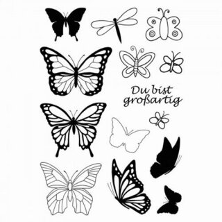 Stempel Clear, "Schmetterlinge", A7