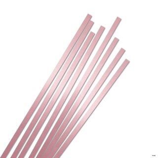 Karen Marie Klip: Quilling Papierstreifen Luxus Misty Rose/ Rosa, 5x450mm, 120 g/m2, 40 Streifen
