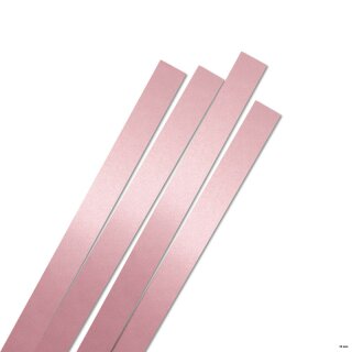 Karen Marie Klip: Quilling Papierstreifen Luxus Misty Rose/ Rosa, 15x450mm, 120 g/m2, 20 Streifen