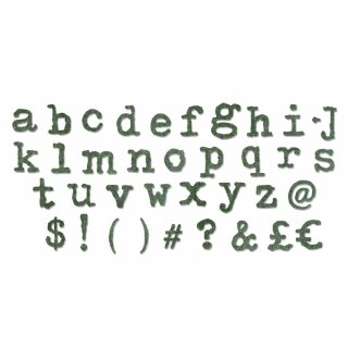 SIZZIX Bigz XL Die - Alphabet Die - Typo Lower, Tim Holtz...
