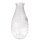 Glas Vase, 7cm ø, 14cm, mit Punkten