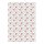 DecoMaché Papier, checkered roses, 26x37,5cm, 27g/m2, 3 Bogen