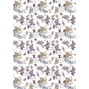 DecoMaché Papier, butterflies pastels, 26x37,5cm,...