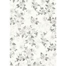 DecoMaché Papier, monochrome floral, 26x37,5cm,...
