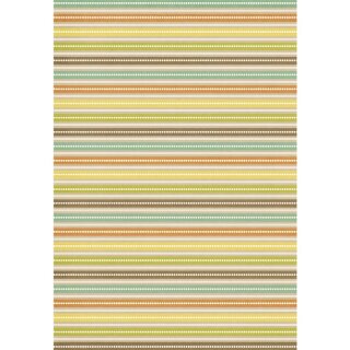 DecoMaché Papier, stripes, 26x37,5cm, 27g/m2, 3 Bogen