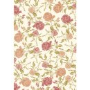 DecoMaché Papier, english rose, 26x37,5cm, 27g/m2,...