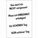 Stempel Clear, "Das darf ich nicht vergessen!", A7