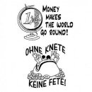 Stempel Clear, "Money makes the World...", A7