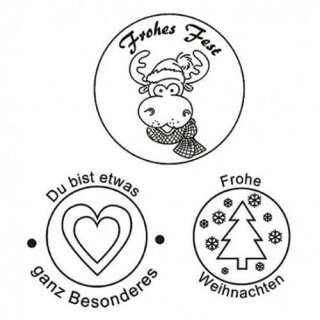 Stempel Clear, "Frohes Fest", A7