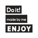 Label: made by me,ENJOY,Do it!, 30x15mm, 40x15mm,...