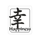 Label: "Happiness", "less is more",...