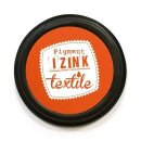 IZINK Pigment Textile, Textil Stempelkissen, 7cm ø - orange