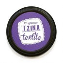 IZINK Pigment Textile, Textil Stempelkissen, 7cm &oslash; - grenache
