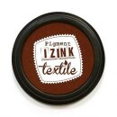 IZINK Pigment Textile, Textil Stempelkissen, 7cm &oslash; - wood