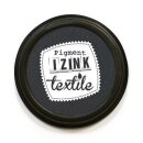 IZINK Pigment Textile, Textil Stempelkissen, 7cm &oslash; - khol