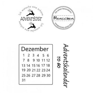 Stempel Clear, "Advent", A7