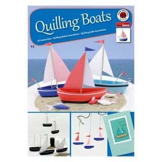 Karen Marie Klip: Quilling Anleitung, 3D Quilling Boat/ Boot