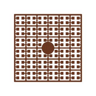 Pixel Hobby, Quadrat, 140 Pixel, Nr. 130 braun
