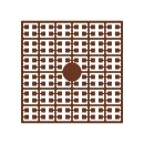 Pixel Hobby, Quadrat, 140 Pixel, Nr. 130 braun