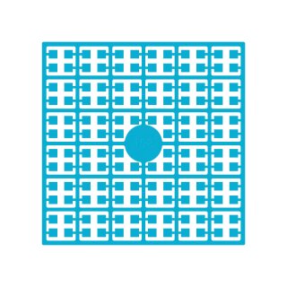 Pixel Hobby, Quadrat, 140 Pixel, Nr. 198 himmelblau