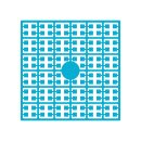 Pixel Hobby, Quadrat, 140 Pixel, Nr. 198 himmelblau