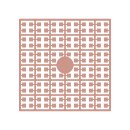 Pixel Hobby, Quadrat, 140 Pixel, Nr. 274 altrosa