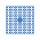 Pixel Hobby, Quadrat, 140 Pixel, Nr. 294 mittelblau