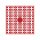 Pixel Hobby, Quadrat, 140 Pixel, Nr. 306 rot