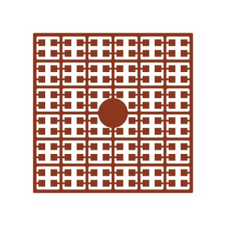 Pixel Hobby, Quadrat, 140 Pixel, Nr. 353 rotbraun