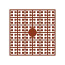 Pixel Hobby, Quadrat, 140 Pixel, Nr. 353 rotbraun