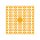 Pixel Hobby, Quadrat, 140 Pixel, Nr. 391 dunkelgelb