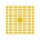 Pixel Hobby, Quadrat, 140 Pixel, Nr. 392 hellgelb