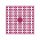 Pixel Hobby, Quadrat, 140 Pixel, Nr. 435 pink dunkel