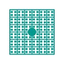 Pixel Hobby, Quadrat, 140 Pixel, Nr. 499 türkis